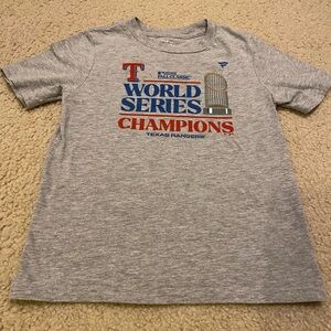 Genuine Merchandise Texas Rangers 2023 World Series Champions t-shirt.Size 7 (L)